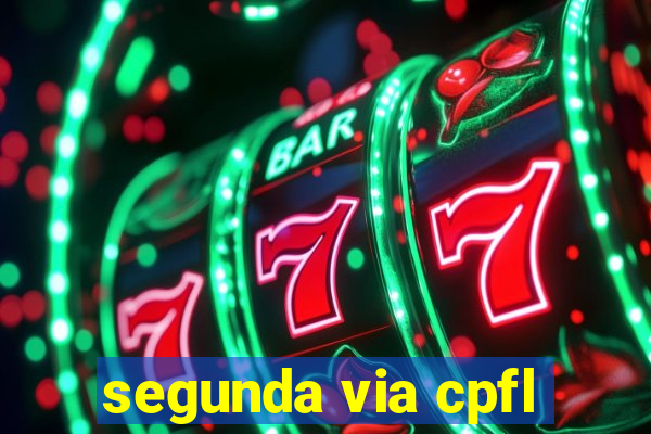 segunda via cpfl